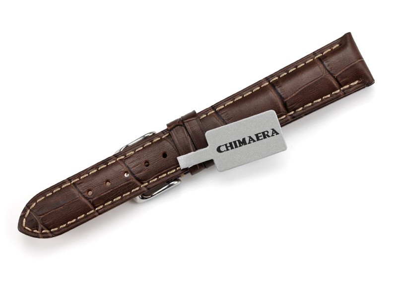 美国时尚品牌Chimaera 意大利小牛皮系列 C-18-08 平扣表带