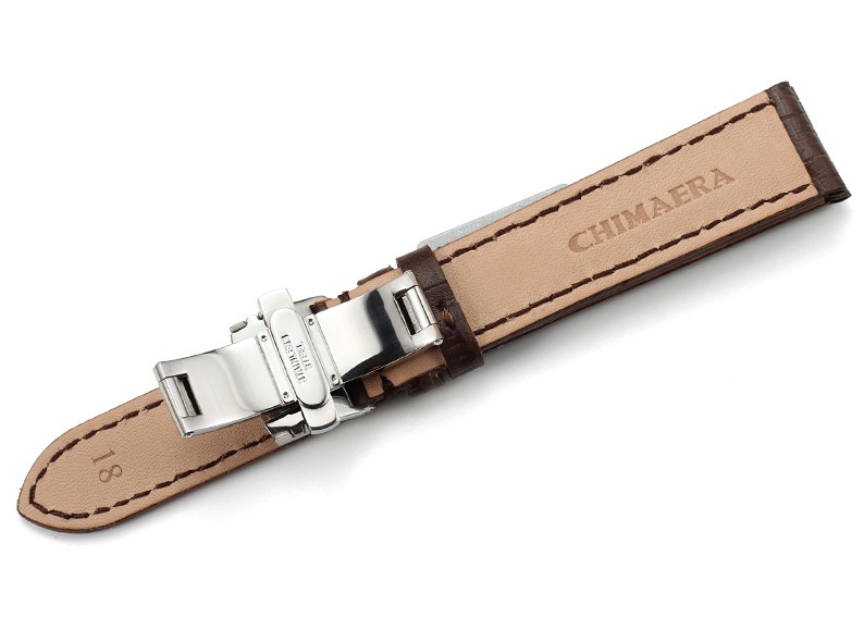 美国时尚品牌Chimaera 意大利小牛皮系列 C-16-07Z 折叠扣表带
