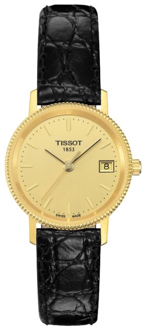 天梭Tissot-黄金河系列 T71.3.115.21 石英女表