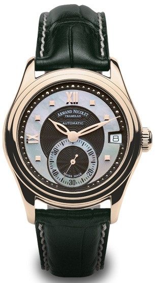 Armand Nicolet-Date & Small Seconds系列 7155A-NN-P915NR8 女士机械表