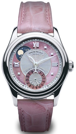 Armand Nicolet-Moon & Date系列 9151A-AS-P915RS8 女士机械表