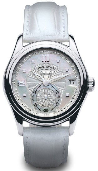 Armand Nicolet-Date & Small Seconds系列 9155A-AN-P915BC8 女士机械表