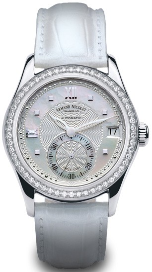Armand Nicolet-Date & Small Seconds系列 9155D-AN-P915BC8 女士机械表