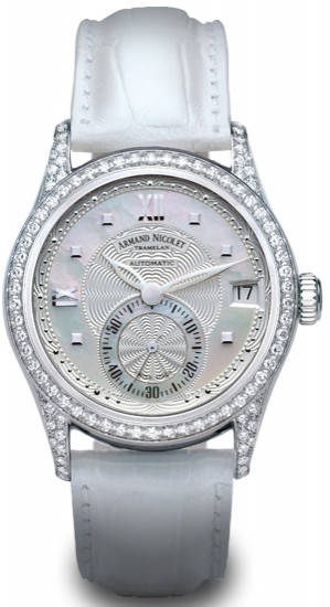 Armand Nicolet-Date & Small Seconds系列 9155L-AN-P915BC8 女士机械表