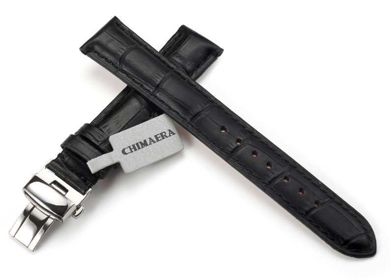 美国时尚品牌Chimaera 意大利小牛皮系列 C-14-01Z 折叠扣表带