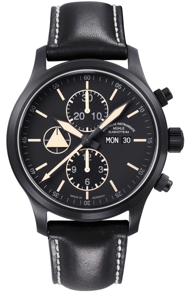 德国表：穆勒格拉苏蒂（Muehle-Glashutte）-Sporty Instrument Watches系列 M1-40-63-LB 男士机械表