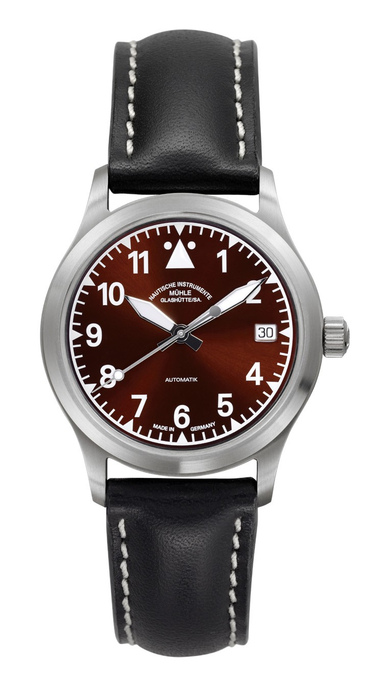 德国品牌：格拉苏蒂·莫勒Muehle·Glashuette-Sporty Instrument Watches系列 M1-37-58-LB 机械女表