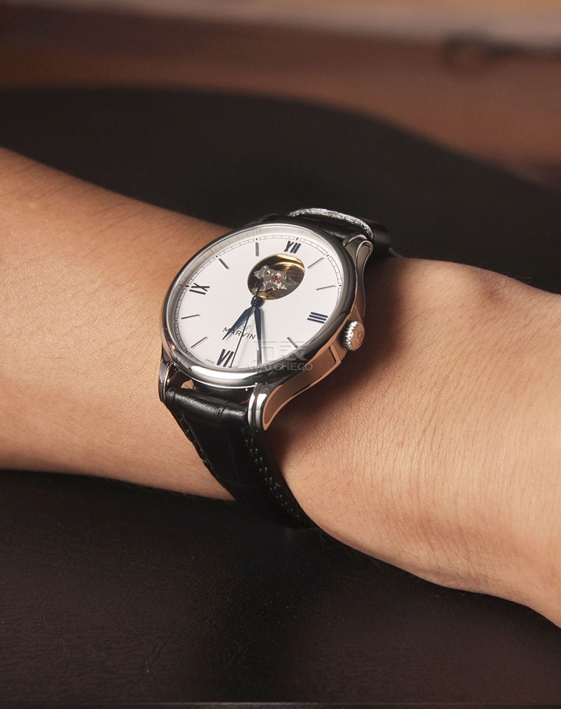 摩纹marvin-malton160圆形系列 m117.12.28.74 机械男表