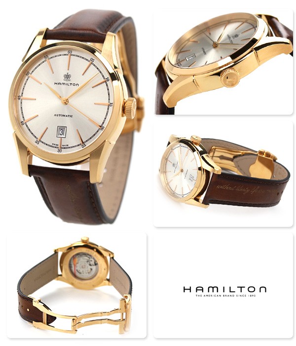 汉米尔顿Hamilton-美国经典-爵士系列 自由气概H42445551 机械男表