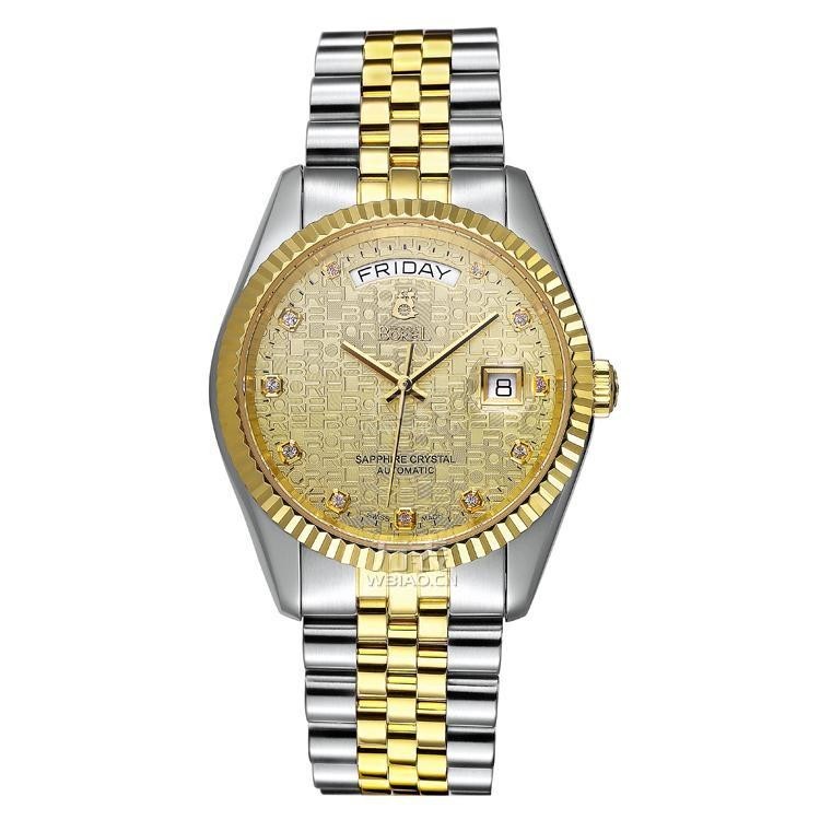 依波路-布拉克系列 gb5028n-1999 机械男表