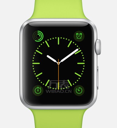  iPhone/苹果 APPLE WATCH-SPORT运动系列 绿色42MM 智能表