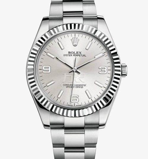 劳力士rolex-蚝式恒动系列 116034 白盘阿拉伯拼条纹 机械男表