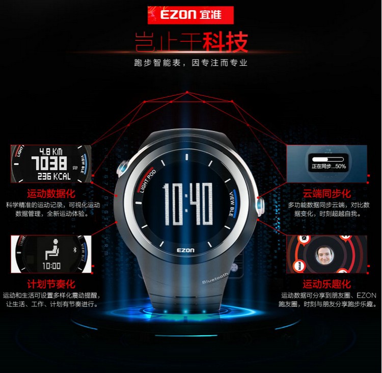 宜准EZON -S系列 S2A01 智能手表