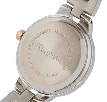 卡西欧SHEEN系列 SHE-4043SPG-4AUPR防水时尚石英女士手表