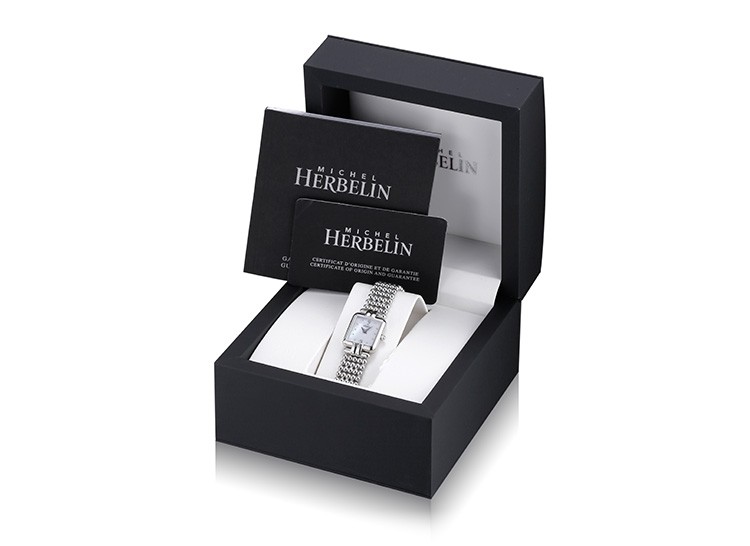 3月31日前购买，享有全球5年质保！法国精致腕表品牌：赫柏林-Perles 珍珠系列17473/B59 女士腕表