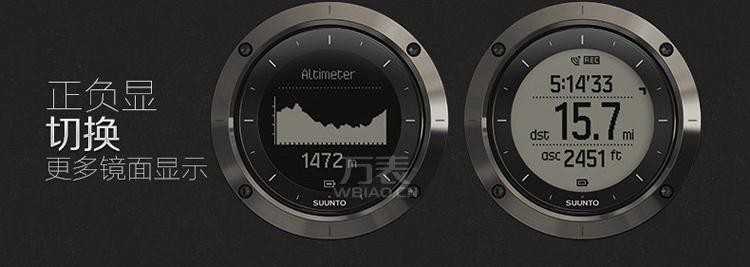 颂拓Suunto- Traverse系列 SS022292000 高端户外智能腕表