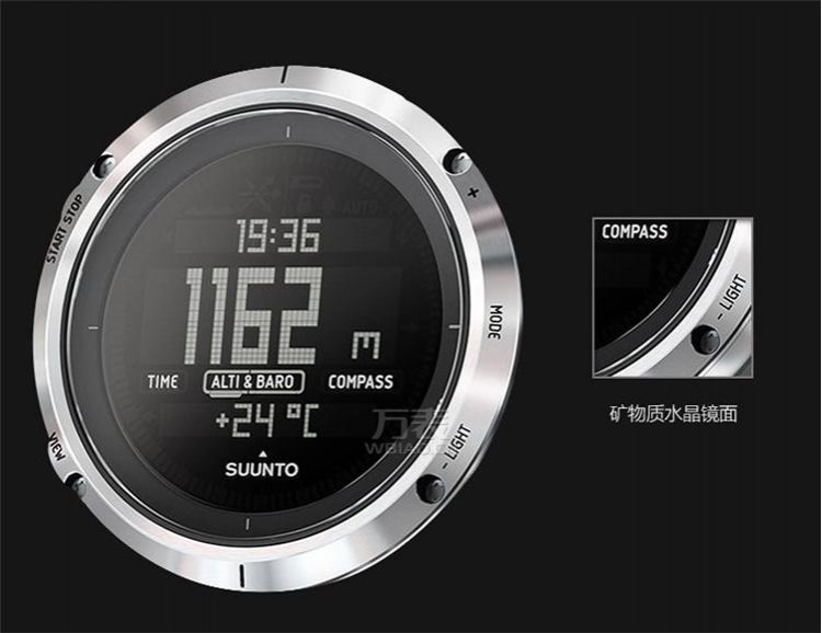 颂拓Suunto- Core核心系列 SS020339000 高端户外智能腕表