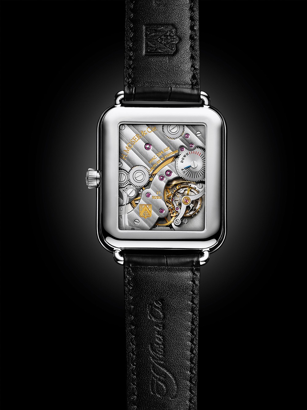 瑞士亨利·慕时 H.Moser & Cie Swiss Alp Watch系列 5324-0201 午夜蓝fumé 机械男表