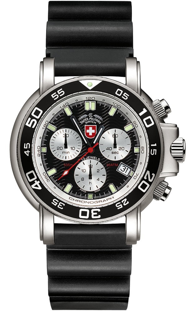 瑞士军表swiss military-navy海军系列 navy diver500海军潜水员