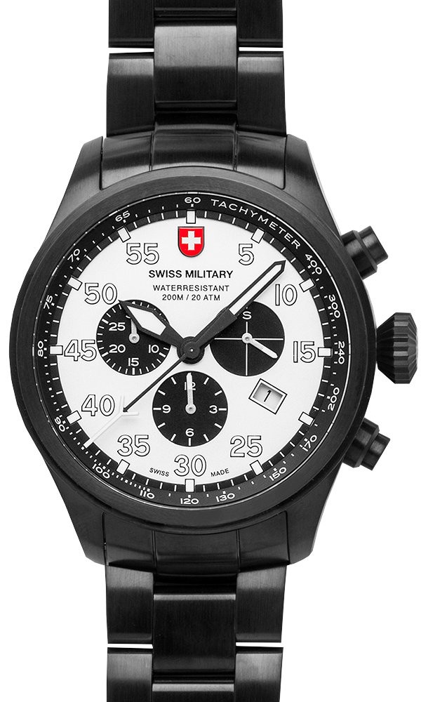 瑞士军表SWISS MILITARY-AIRFORCE 空军系列 HAWK NERO 黑鹰 2730 军事级别飞行员表