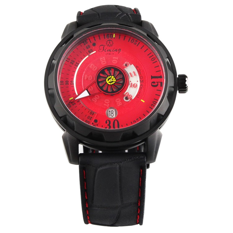 意大利品牌：天铭（Timing）8216SX-A（红色）机械男表