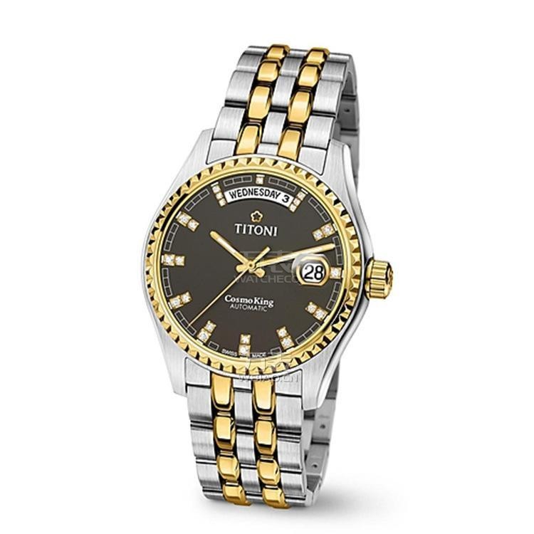 梅花titoni-cosmo king宇宙系列 797 sy-542 机械男表