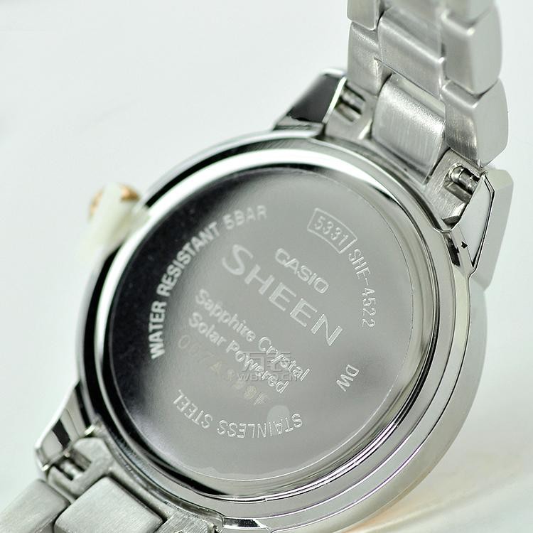 卡西欧CASIO-SHEEN系列  SHE-4522SG-4AUPR 女士太阳能手表