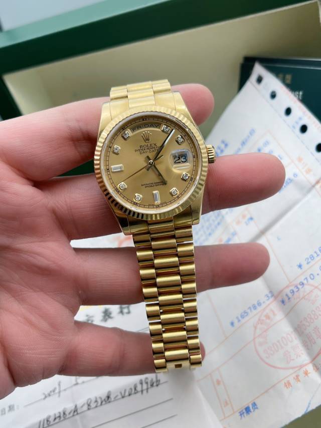 二手95新劳力士118238手表价格,值多少钱?
