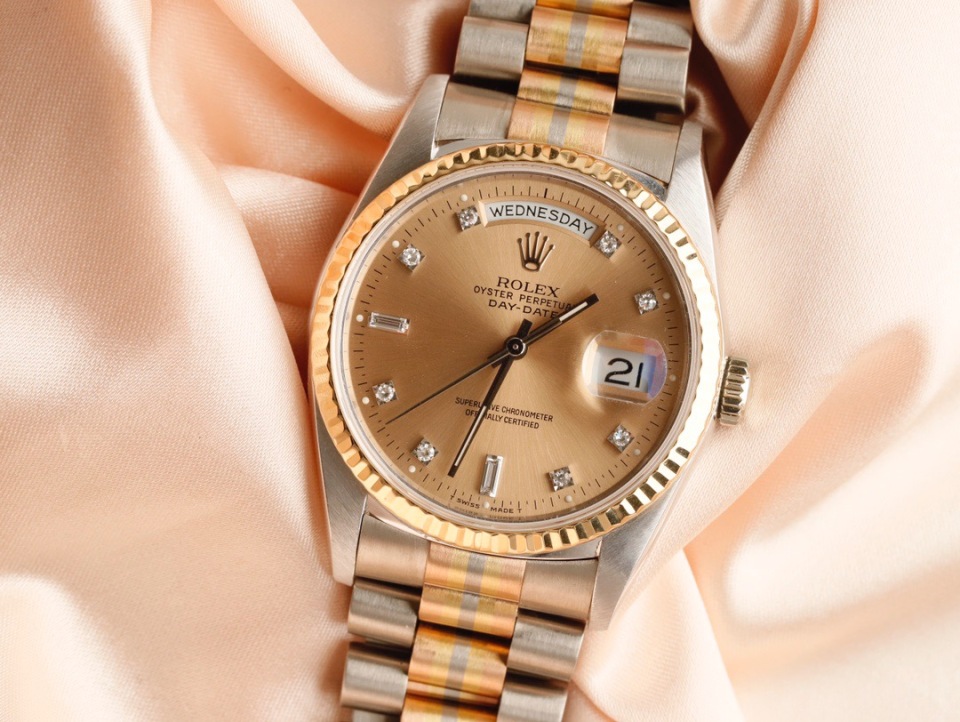 二手95新劳力士18239手表价格,值多少钱?