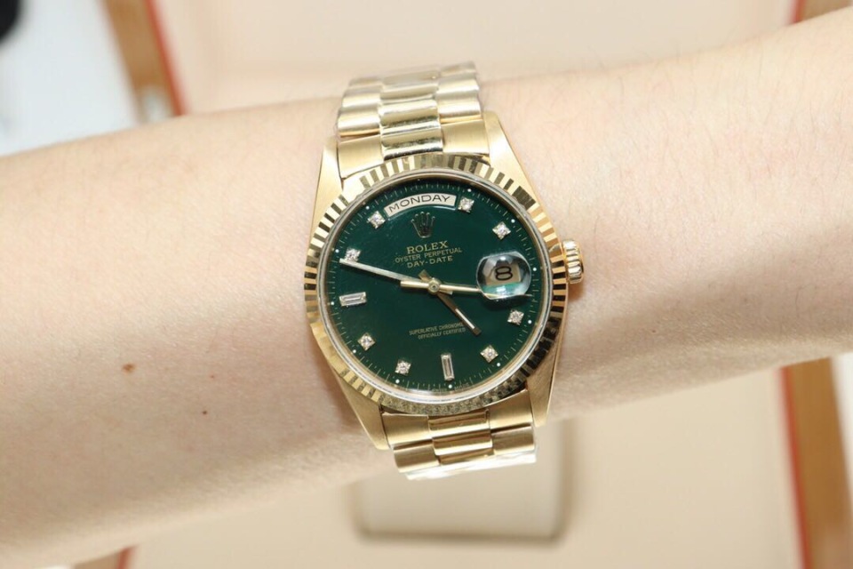 二手95新劳力士18238手表价格,值多少钱?