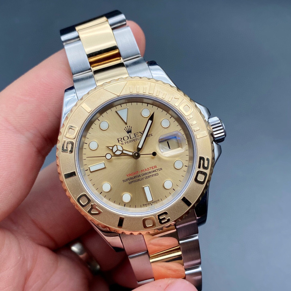 二手95新劳力士16623-金游艇手表价格,值多少钱?