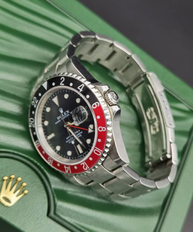 图文详情劳力士 格林尼治型系列16710 自动机械男士腕表,表径40毫米