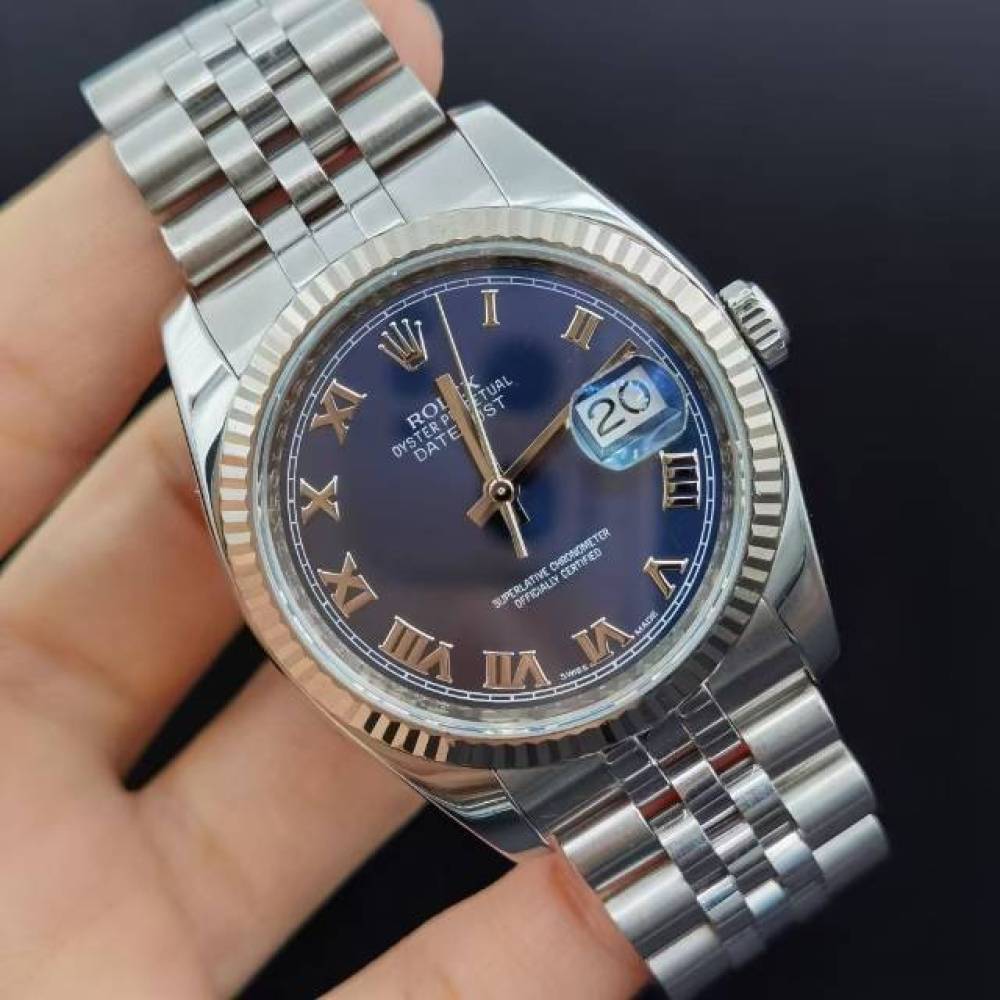 劳力士 日志型系列116234自动机械男士腕表,表径36mm,经典深邃蓝盘,三