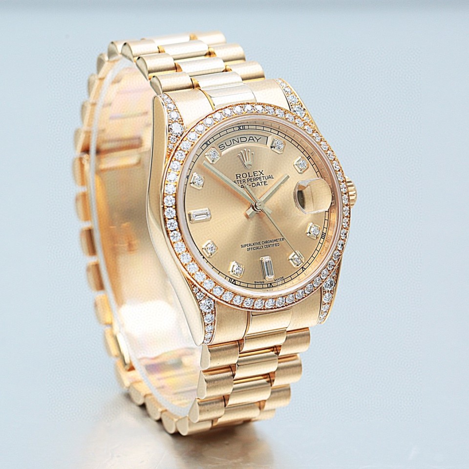 二手95新劳力士118388手表价格,值多少钱?