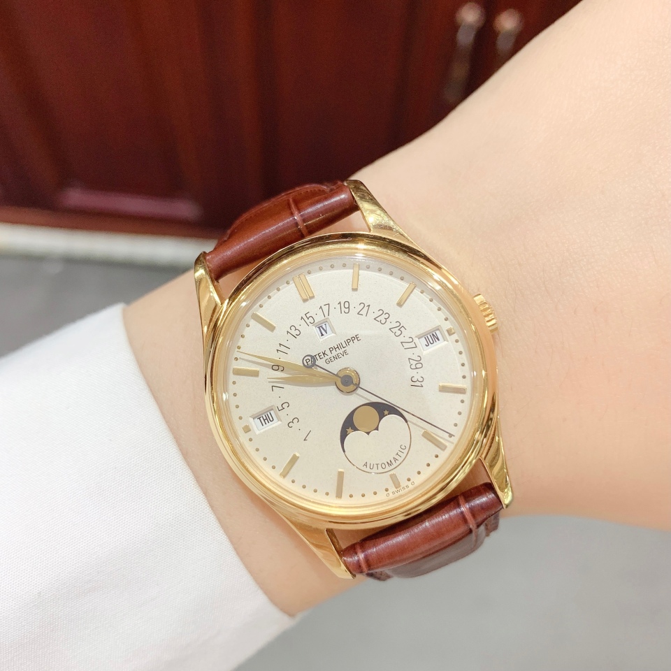 二手90新百达翡丽5050j手表价格,值多少钱?