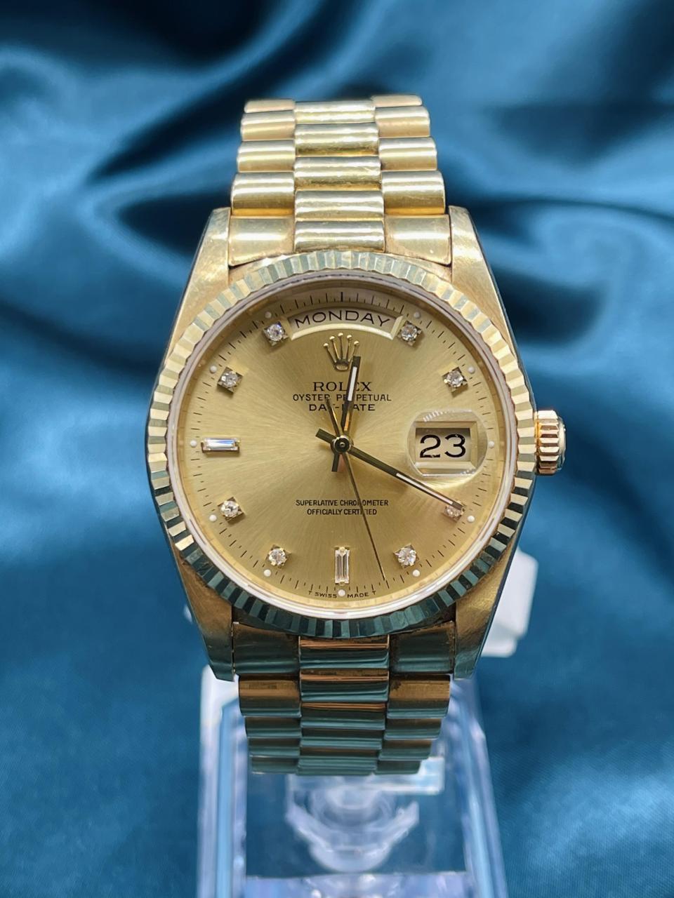 二手95新劳力士18238手表价格,值多少钱?