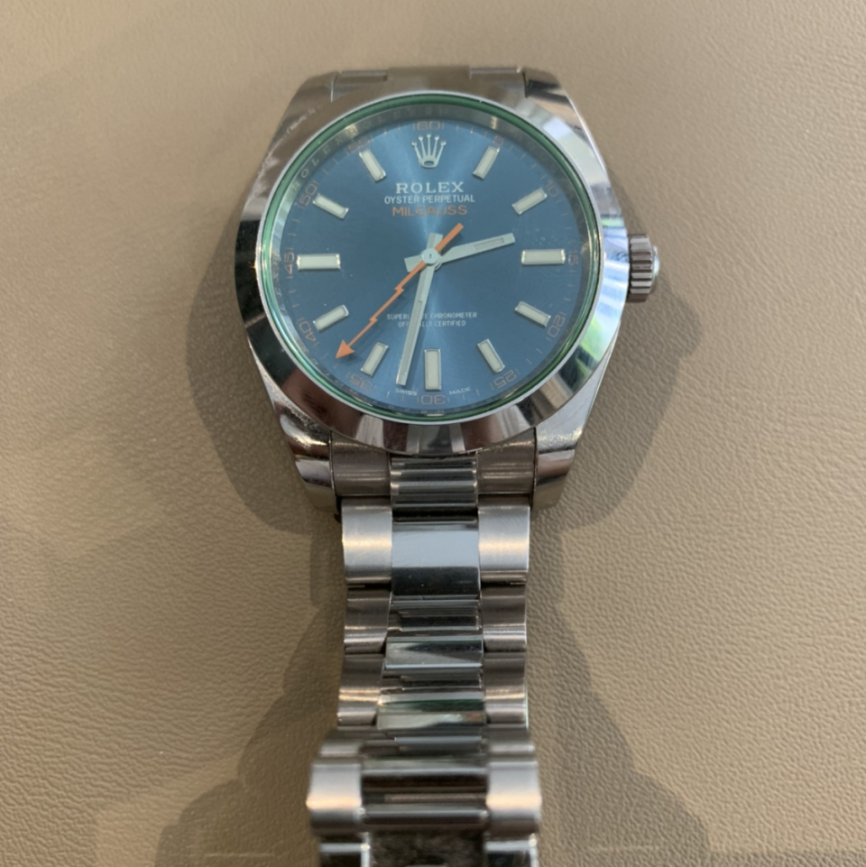 二手95新劳力士116400gv手表价格,值多少钱?