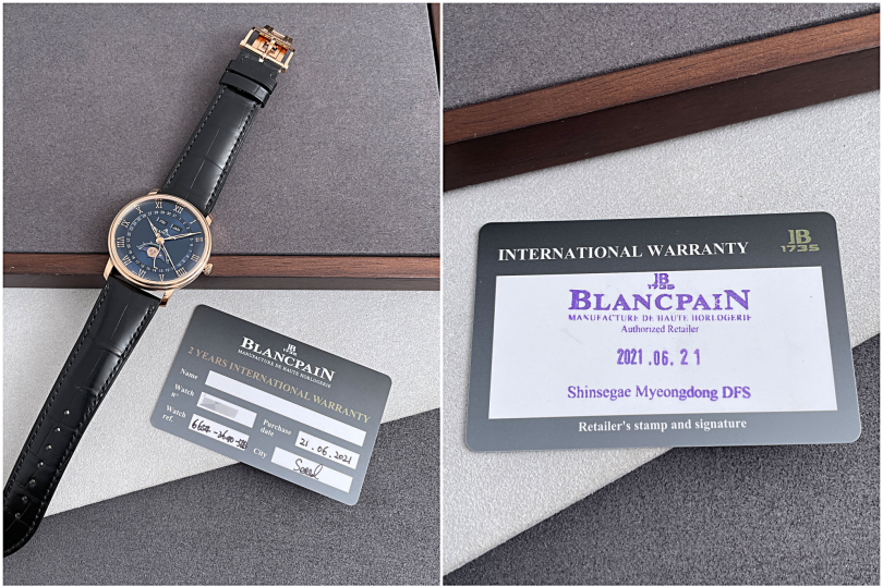 二手95新宝珀6654-3640-55b手表价格,值多少钱?