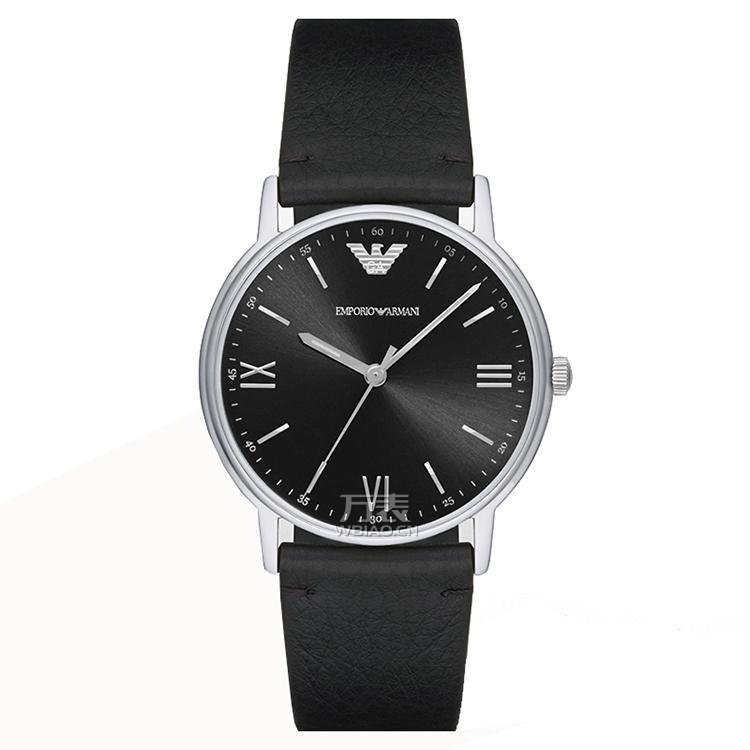 阿玛尼针扣小三针手表