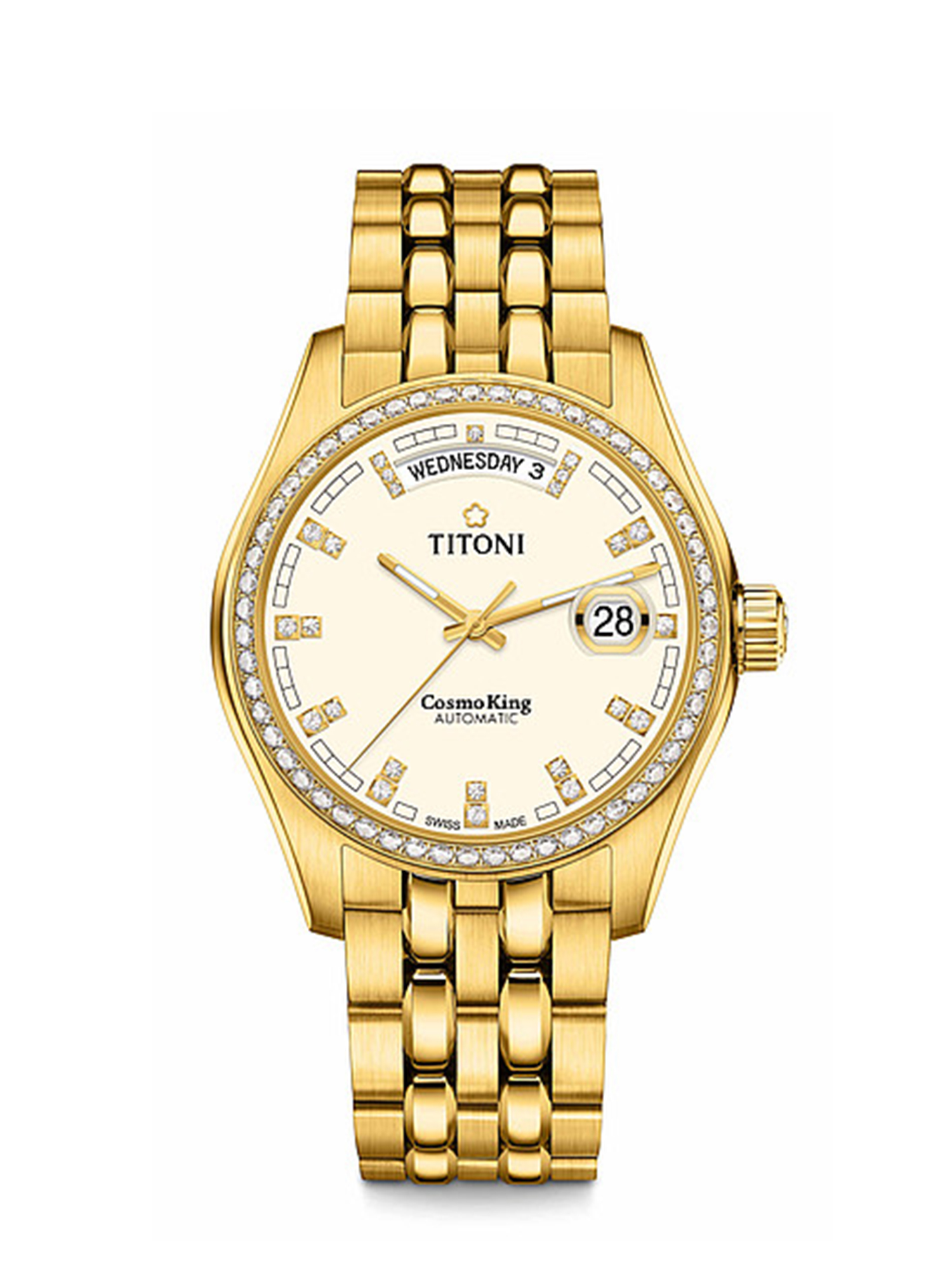 梅花titoni-cosmo king宇宙系列 787g-db-309 机械男表